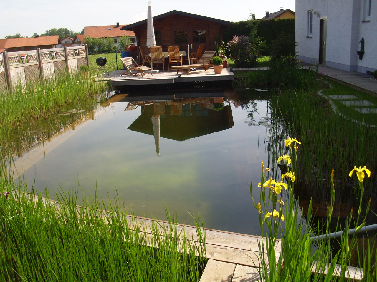 Biofürdőtó Tacherting - Bio fürdőtó